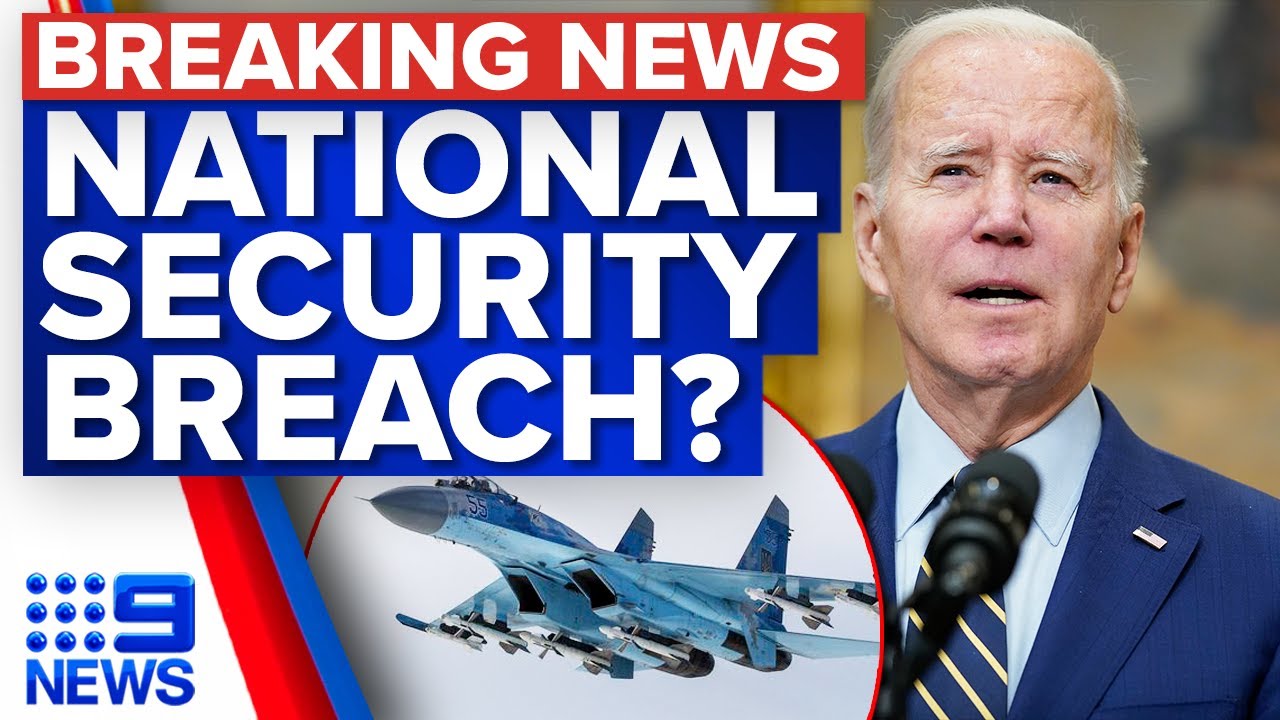 Russian warplane downs US drone over Black Sea | 9 News Australia - The