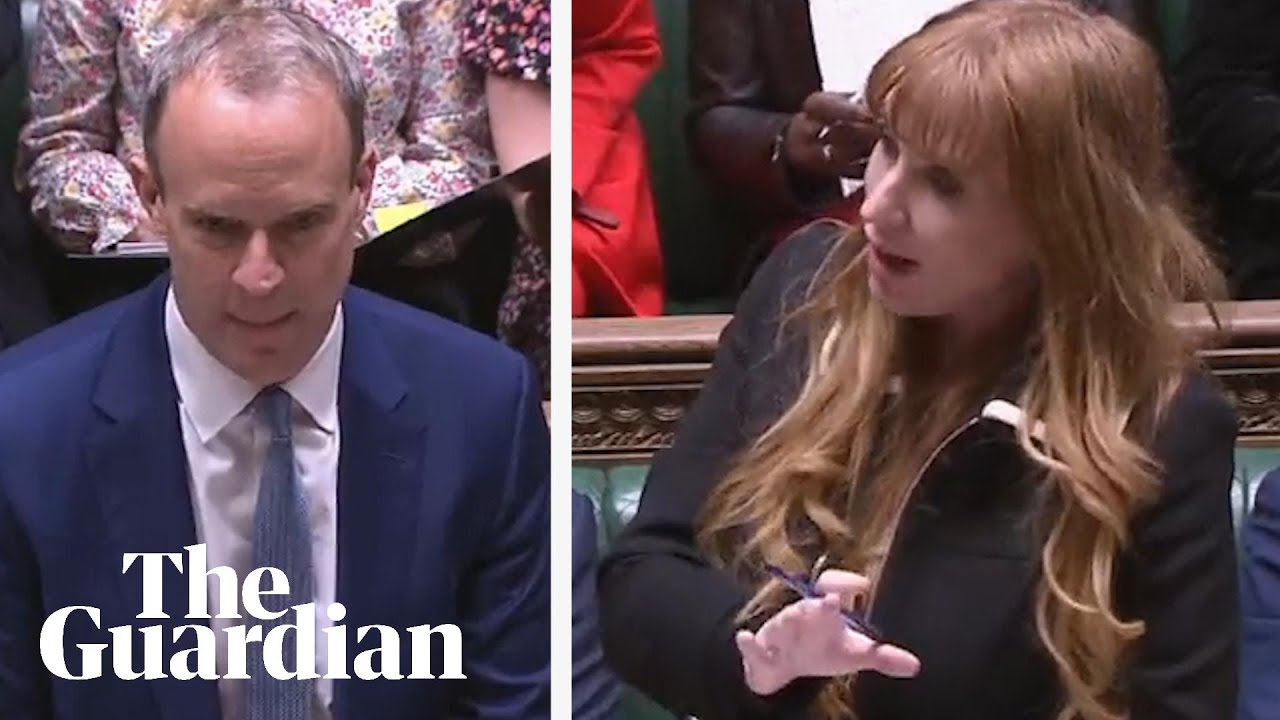 Angela Rayner mocks Dominic Raab over bullying complaints at PMQs - The ...