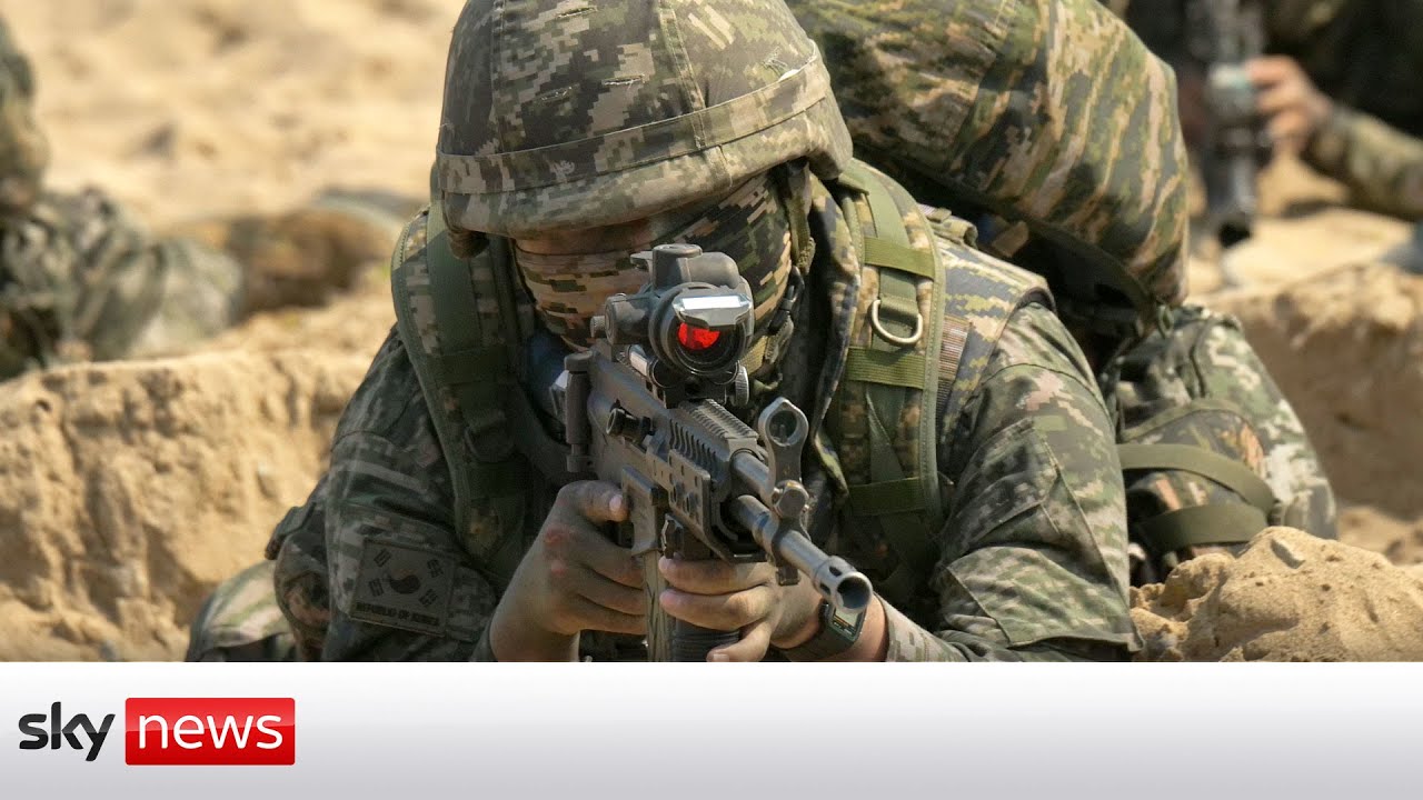 South Korea and US run first joint military drills for five years - The ...