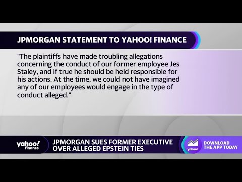 JPMorgan sues former exec Jes Staley over alleged Jeffrey Epstein ties