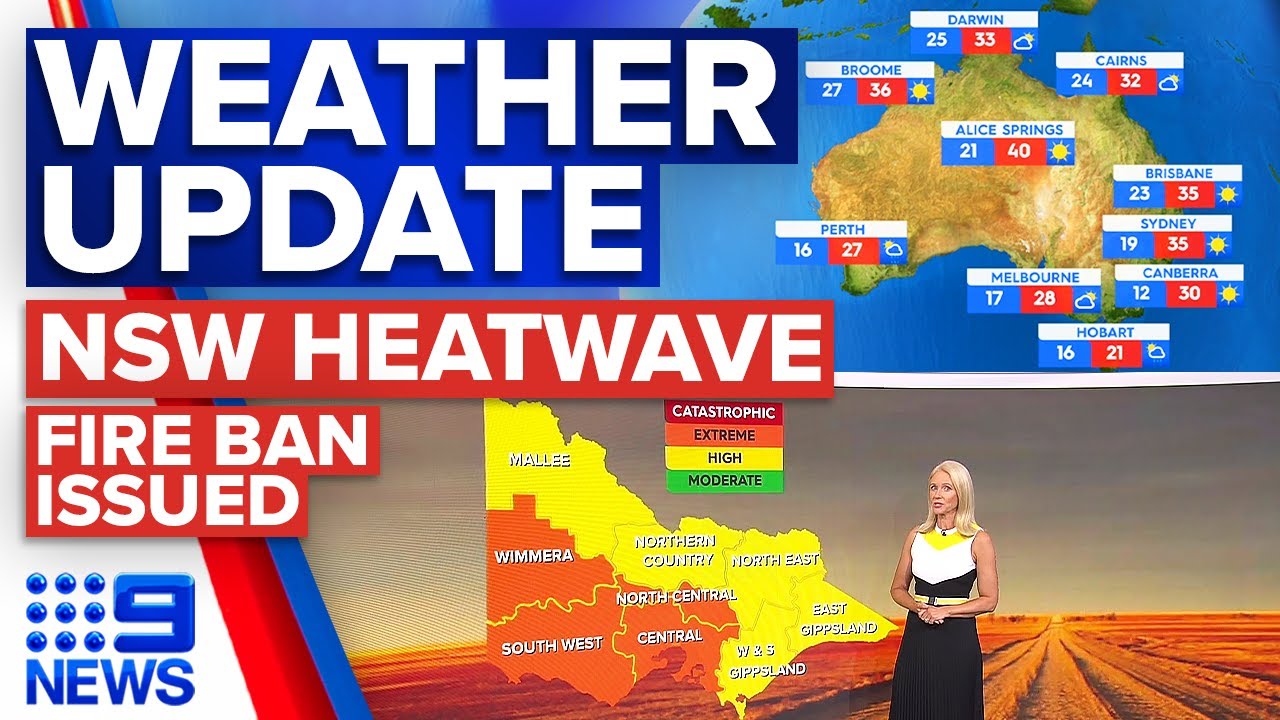 Low-intensity heatwave in NSW, Extreme fire danger ratings issued ...