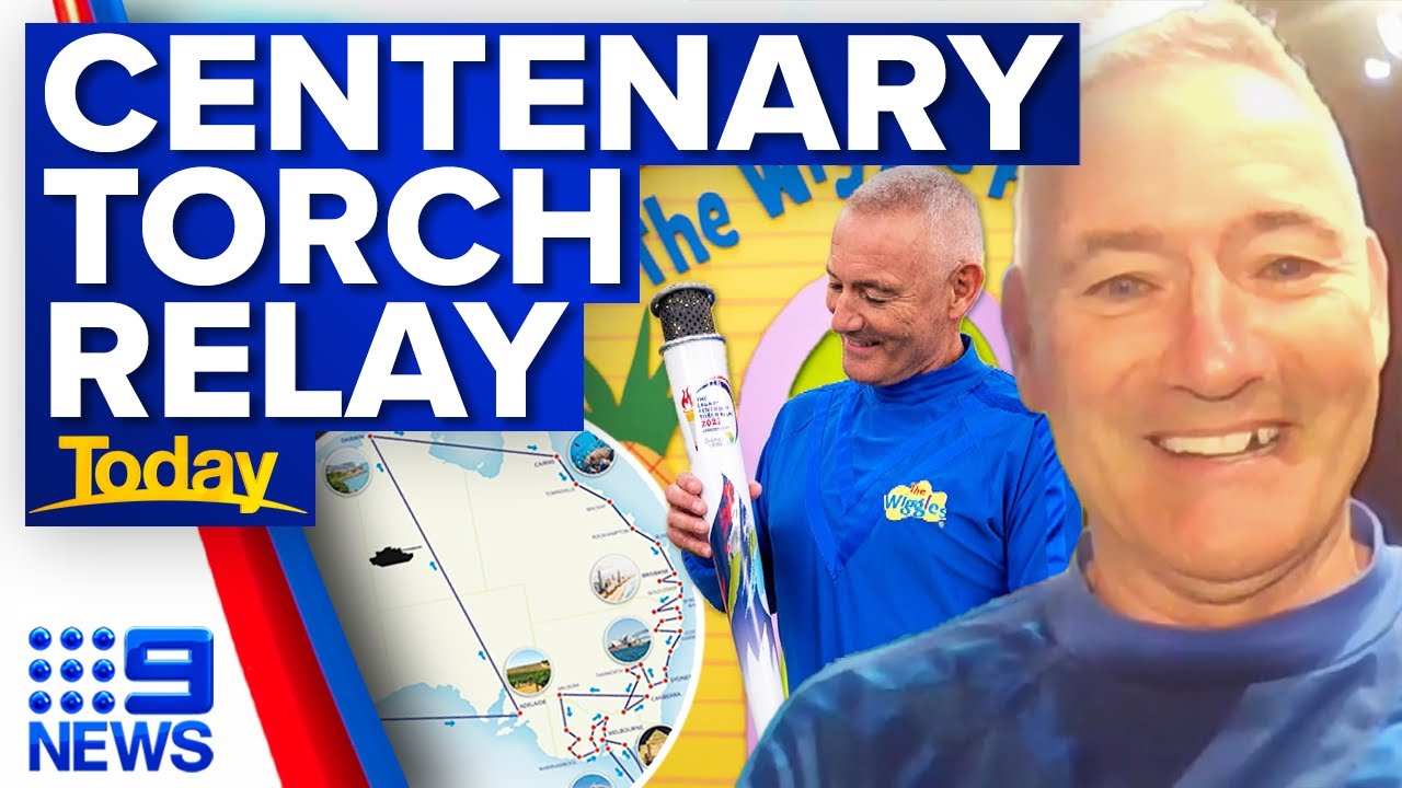Blue Wiggle, Anthony Field is with 'Legacy' for global 'Centenary Torch