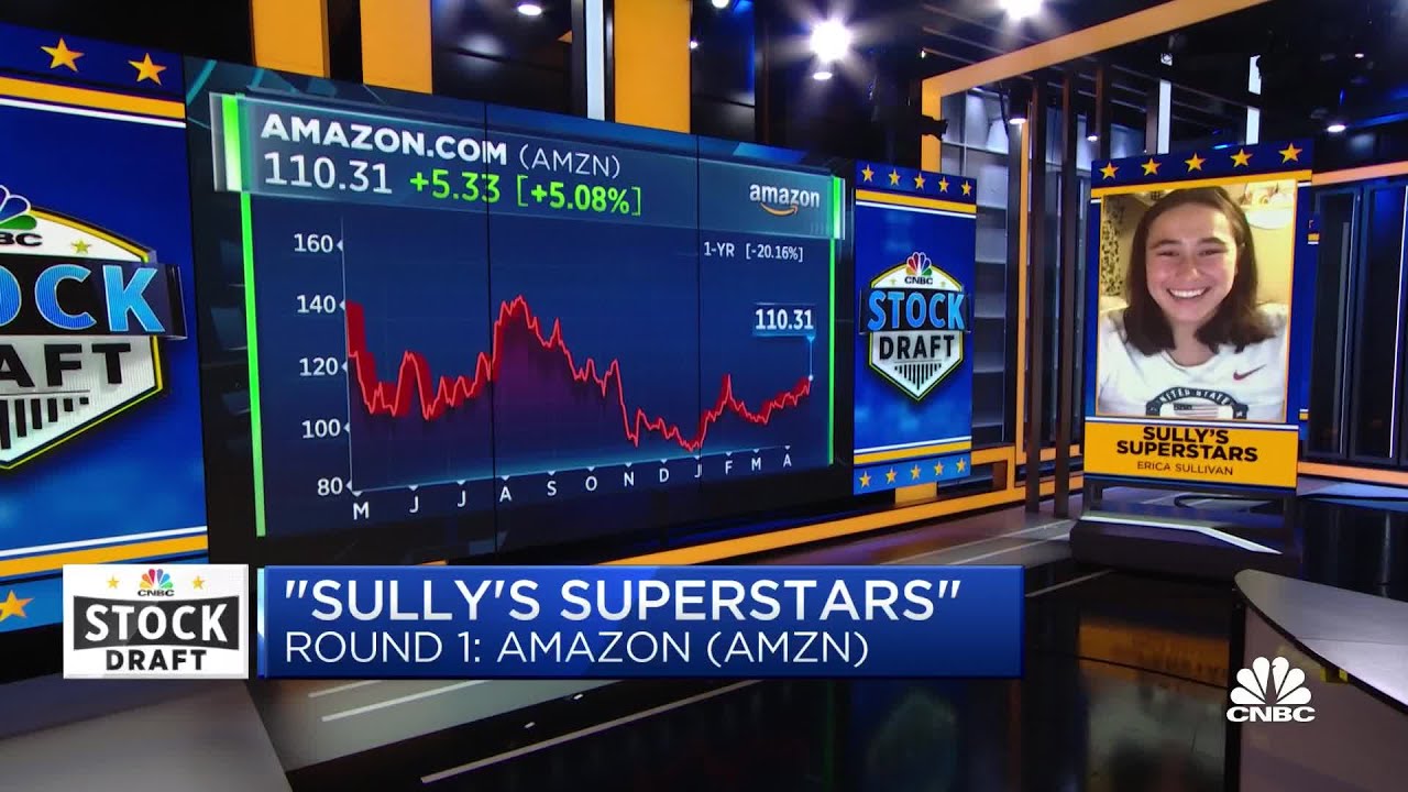CNBC's Stock Draft Olympic swimmer Erica Sullivan snags Amazon off the