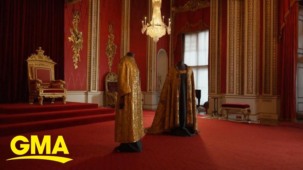 A first look at the coronation robes | GMA - The Global Herald