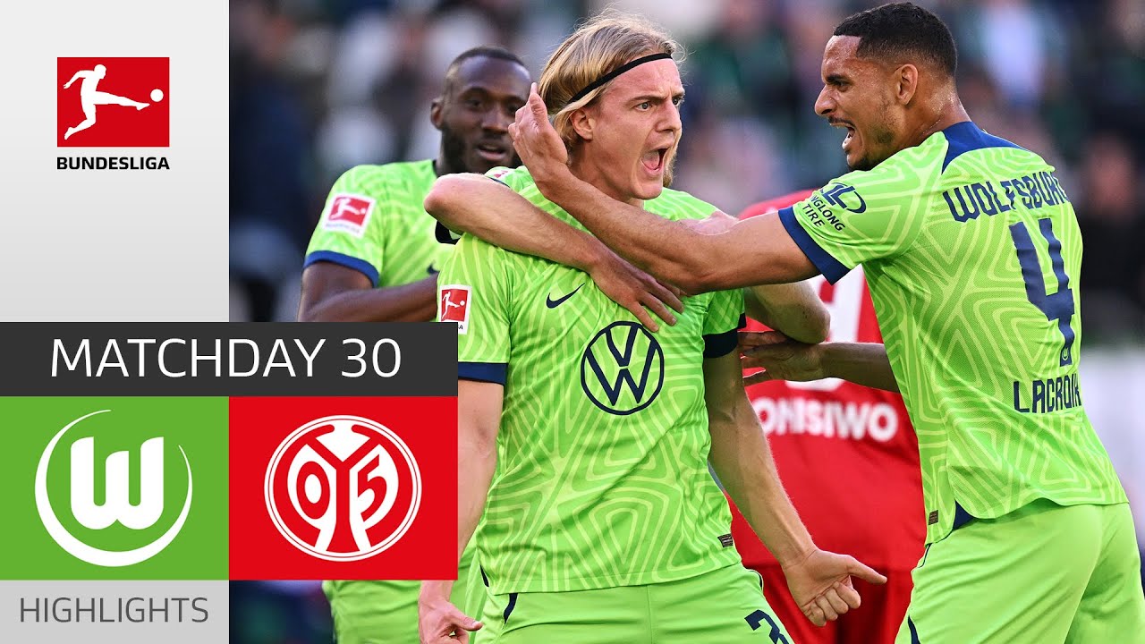 MAINZ VS WOLFSBURG HIGHLIGHTS visual data 6