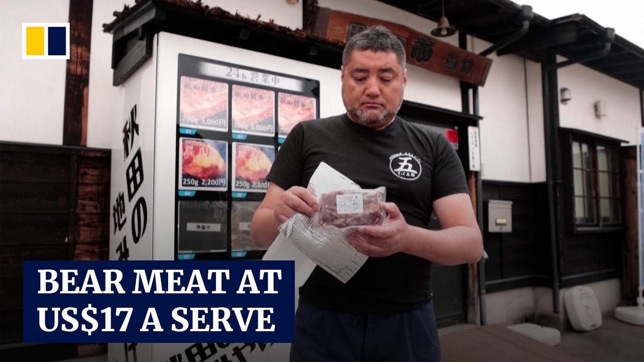 Remote Japanese town rolls out bearmeat vending machine The Global