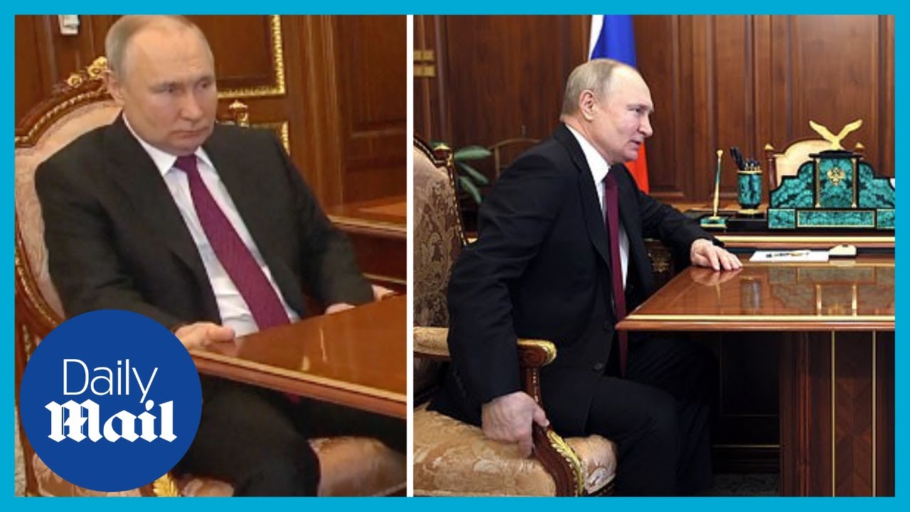 Putin grips desk amidst rumours of chemo for cancer - The Global Herald