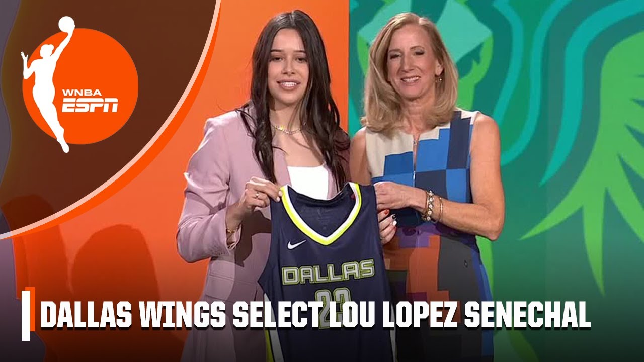 Dallas Wings select Lou Lopez Senechal with the No. 5 pick in the WNBA