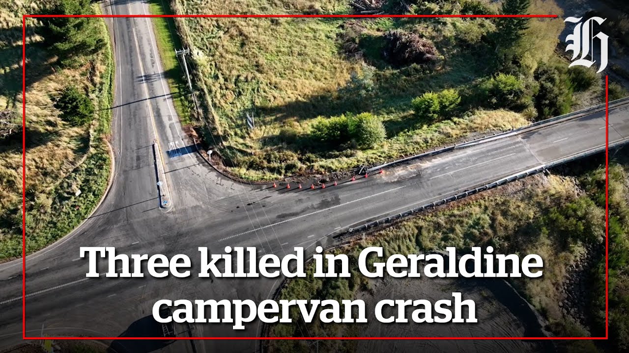 Three killed in Geraldine campervan crash