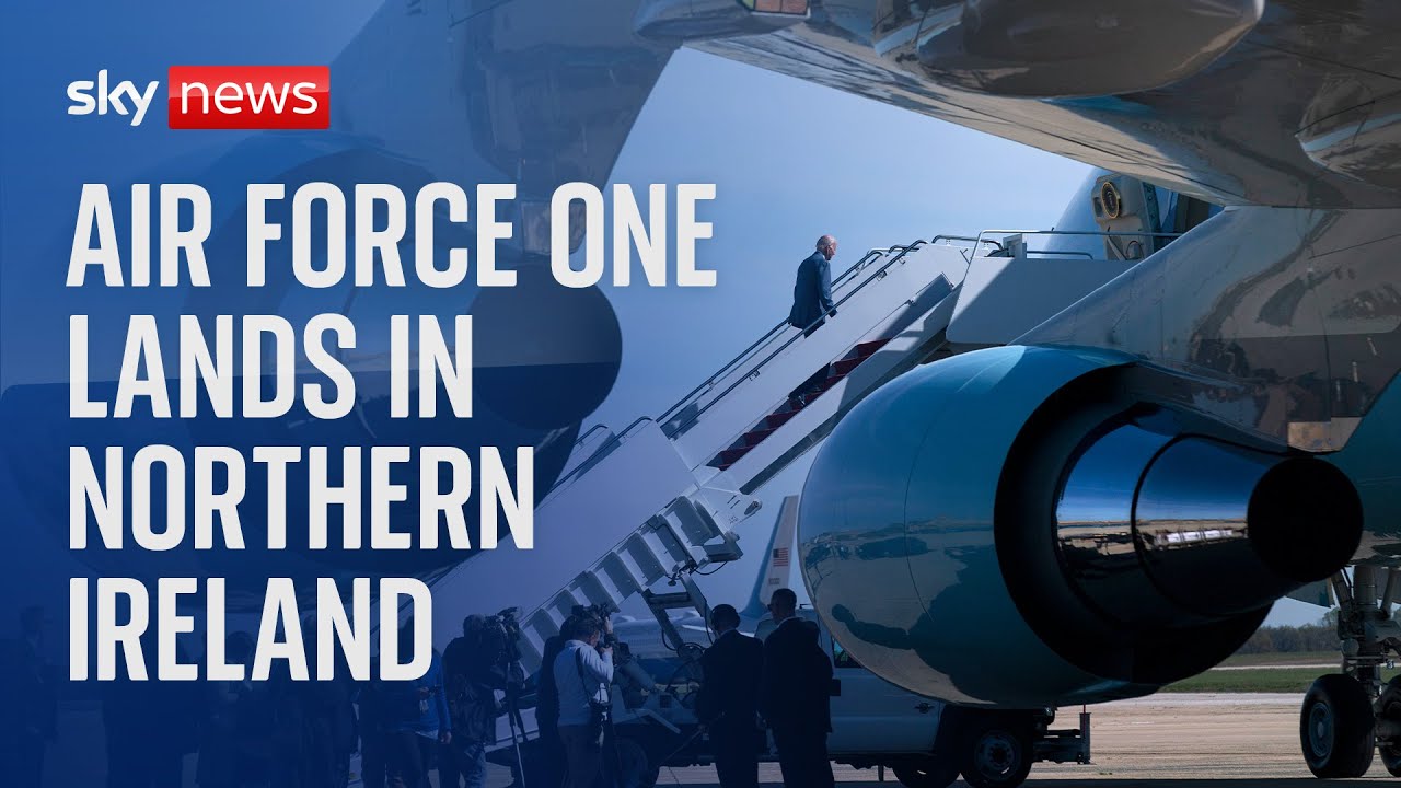 Watch live Air Force One lands in Northern Ireland The Global Herald