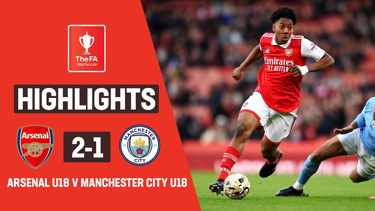 LewisSkelly Scores Last Gasp WINNER! Arsenal U18 21 Manchester City