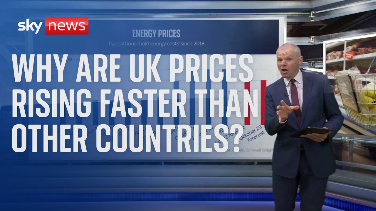 Why are prices rising faster in the UK than other major countries