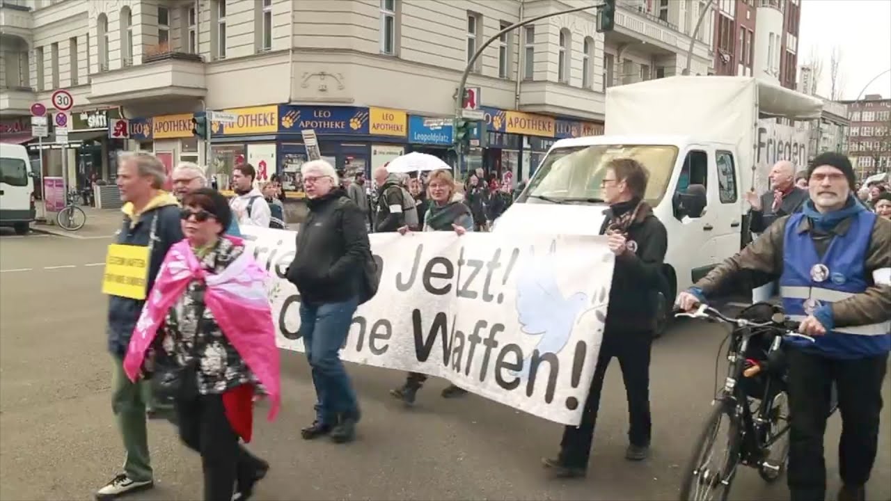Thousands protest in Berlin against arms shipments to Ukraine - The ...