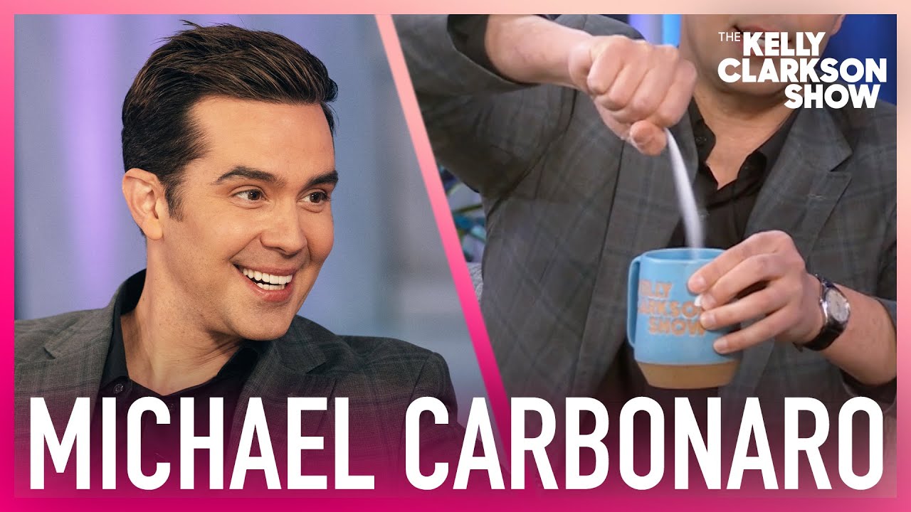Magician Michael Carbonaro Blows Kelly Clarkson's Mind With Sugar Trick