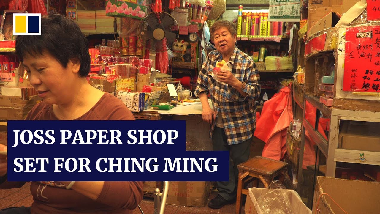 Decadesold Hong Kong josspaper shop prepares for Ching Ming The