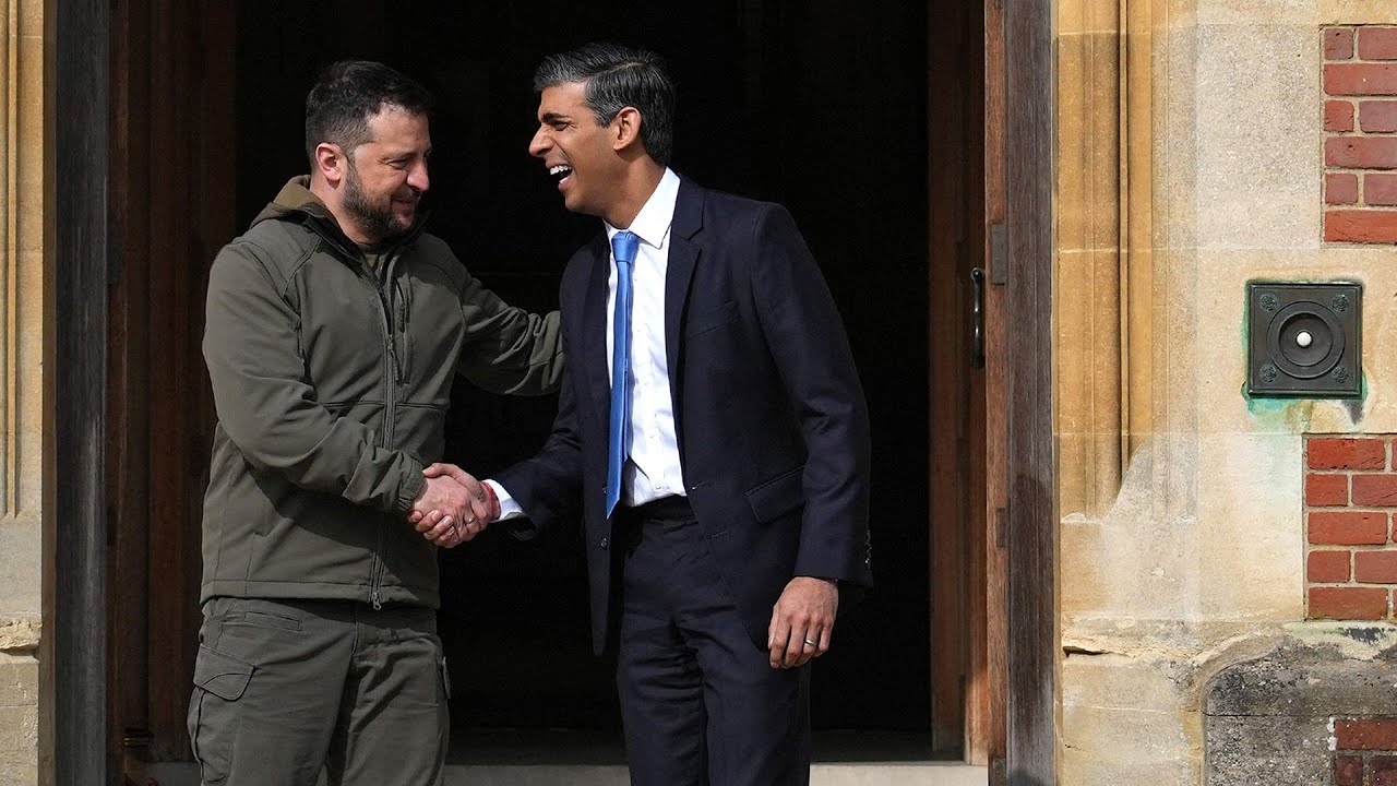 Ukraine's zelenskyy arrives in u. K. On latest european stop seeking military aid 5