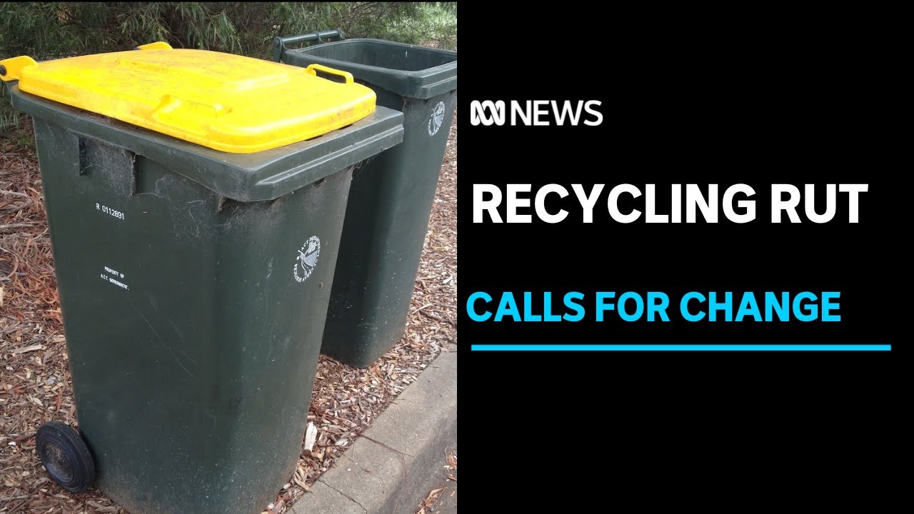 CCTV footage shows Melbourne recycling crushed with rubbish to be