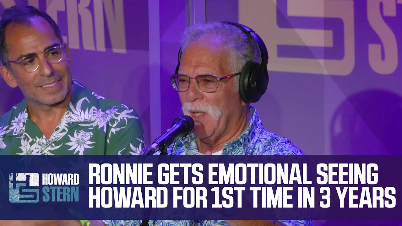Ronnie the Limo Driver Gets Emotional Seeing Howard for 1st Time in 3 ...