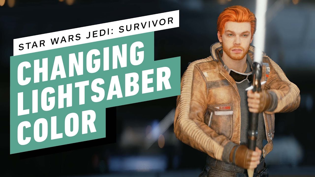 Star Wars Jedi Survivor How to Change Your Lightsaber Color The