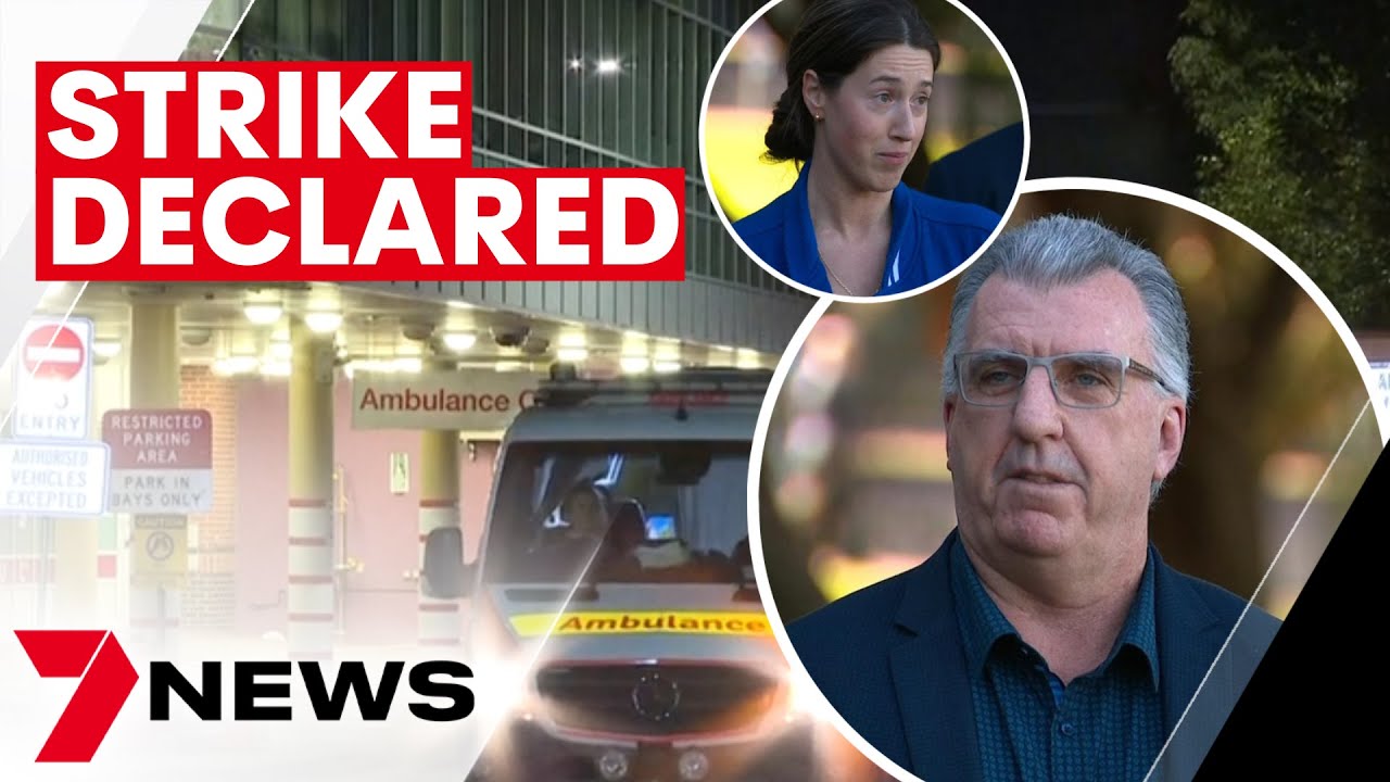 NSW patient transport officers and paramedics to strike 7NEWS The