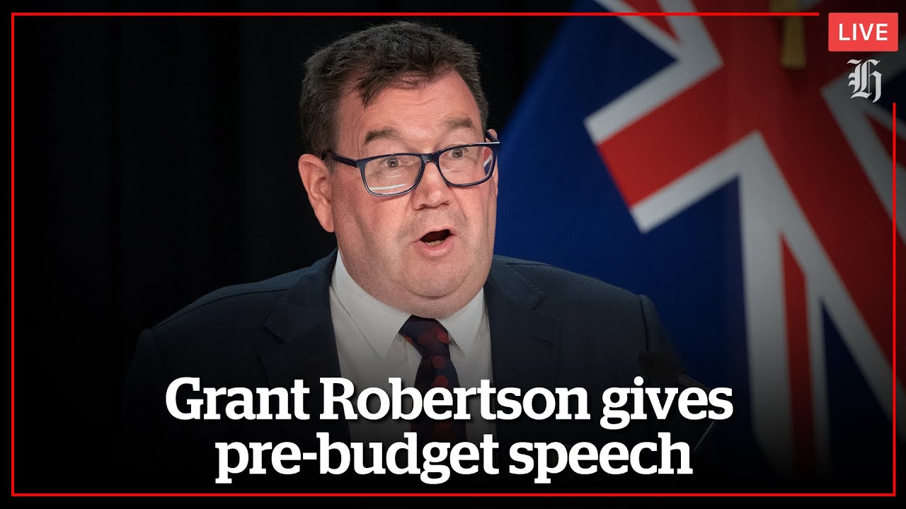Grant Robertson gives pre-budget speech