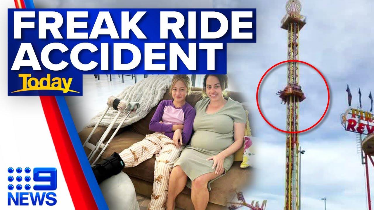 Young girl breaks foot after falling from amusement park ride in ...
