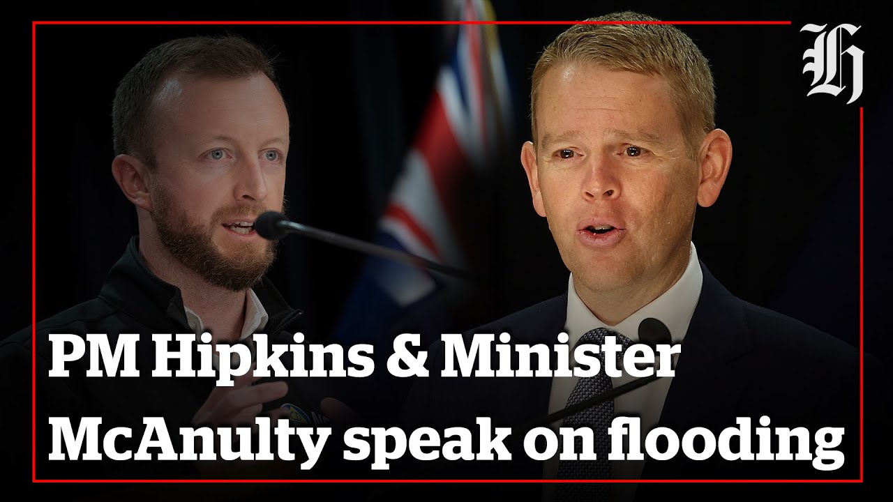 Focus Live: PM Chris Hipkins and Minister Kieran McAnulty speak on flooding