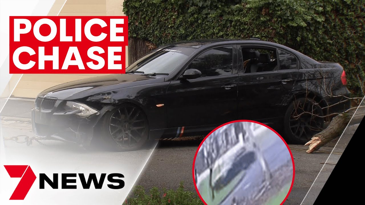 Wild police chase ends in crash at North Adelaide | 7NEWS - The Global ...