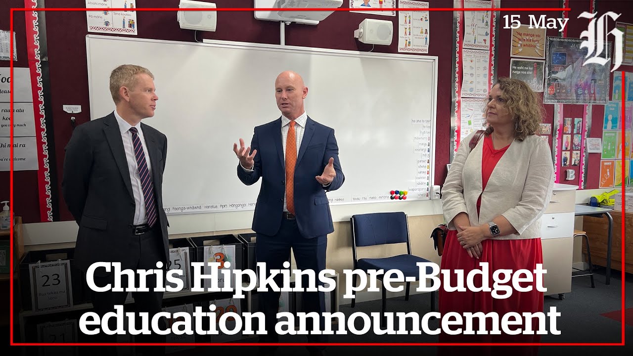 Chris Hipkins pre-Budget education announcement