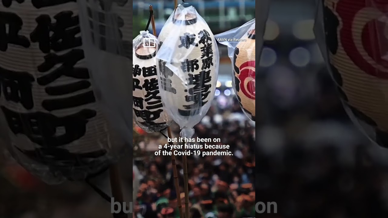 In A Minute Kanda Matsuri Celebrations Return To Tokyo For First Time