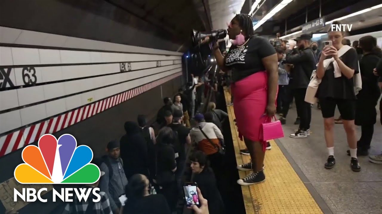 Protesters arrested after demanding justice for deadly subway chokehold