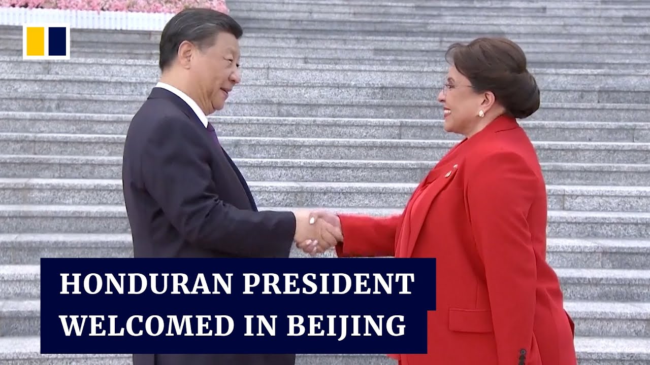 First Ever Visit Chinese President Xi Jinping meets Honduran counterpart during first ...