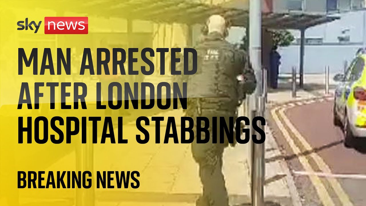 London: Man arrested as armed police respond to hospital stabbing - The ...