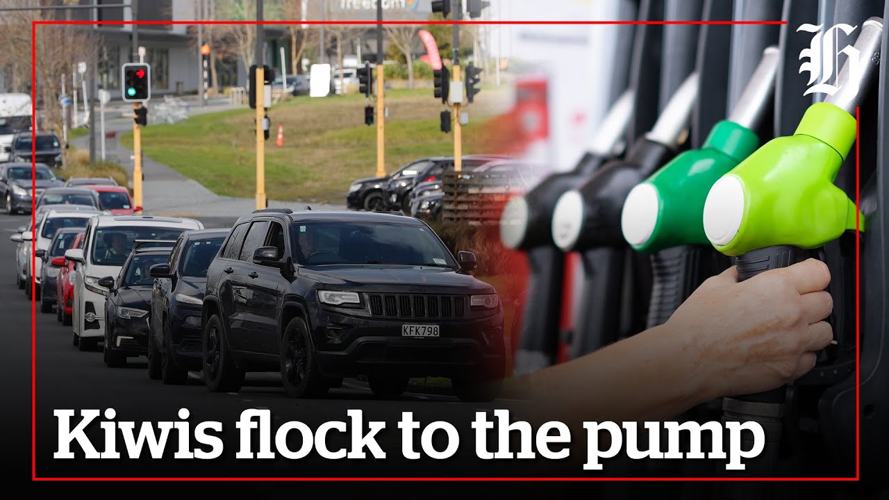 Queues form at petrol stations before fuel tax returns nzherald.co.nz