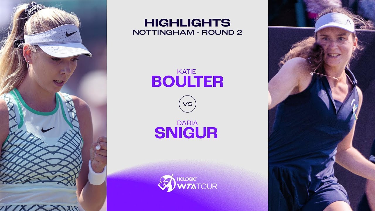 Katie Boulter vs. Daria Snigur | 2023 Nottingham Round 2 | WTA Match
