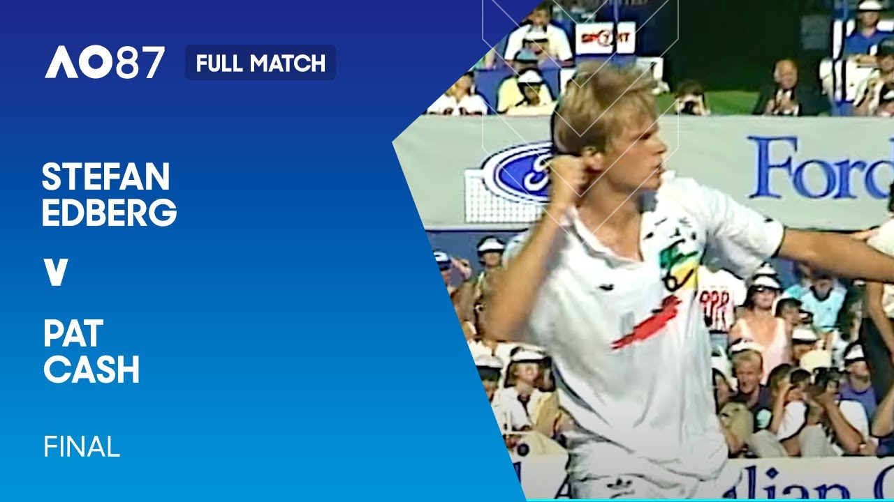 Stefan Edberg v Pat Cash Full Match Australian Open 1987 Final The
