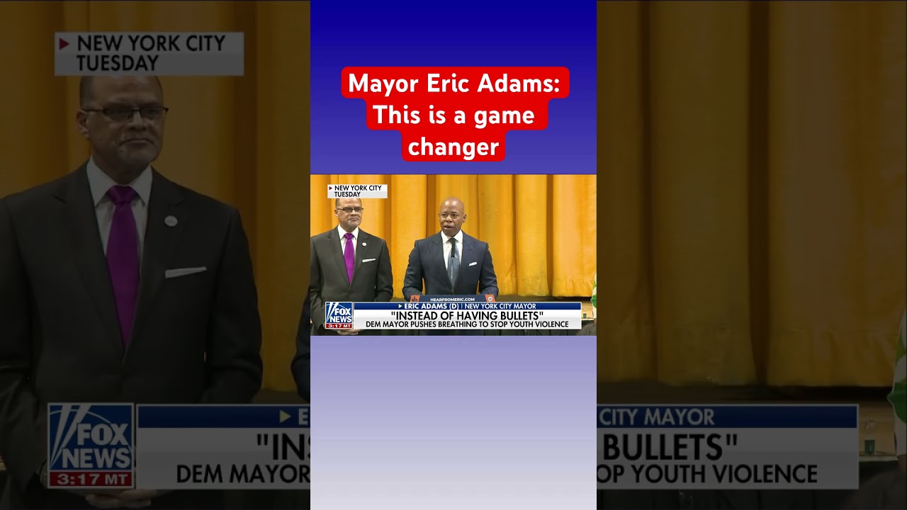 NYC mayor to youth: Just breathe #shorts