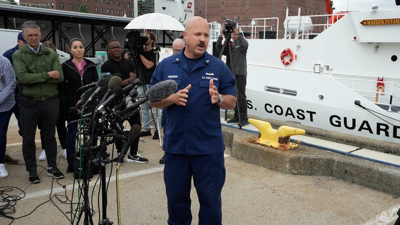 WATCH: Coast Guard holds news conference on missing Titanic submersible
