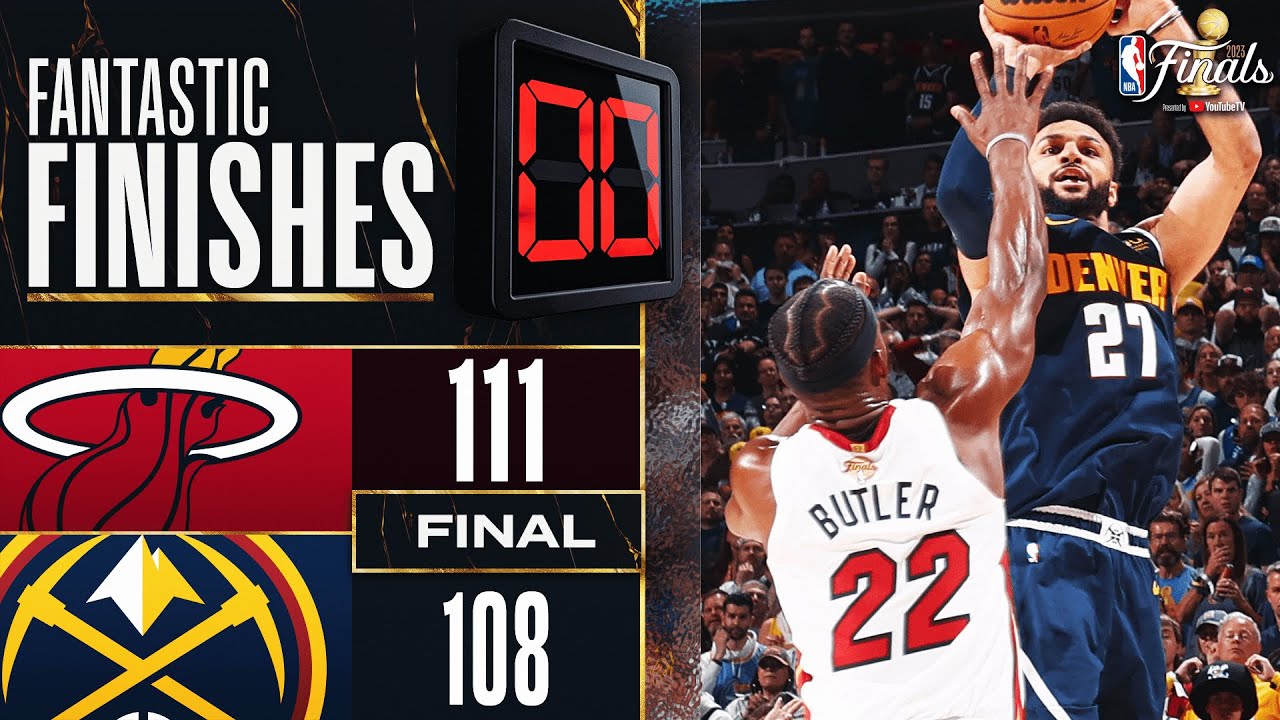 MUST SEE ENDING! Final 2:40 #1 Nuggets vs #8 Heat - Game 2!| #NBAFinals