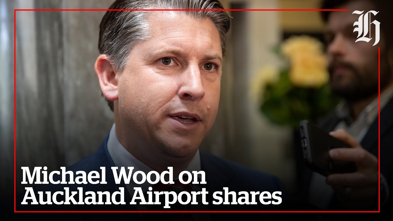 Michael Wood fronts media over his Auckland Airport shares controversy