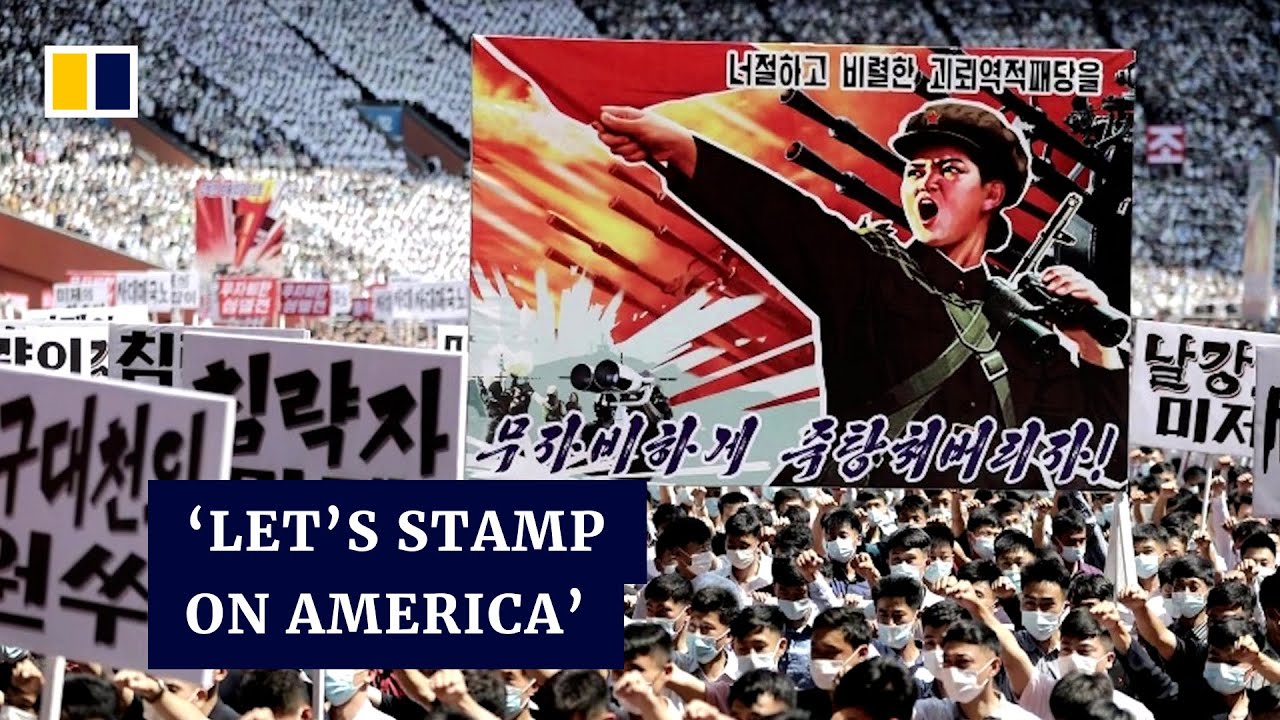 North Korea calls for destruction of US at rally marking Korean war ...