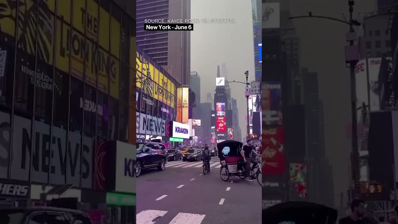 New York Has World S Worst Air Pollution As Canada Wildfires Rage The