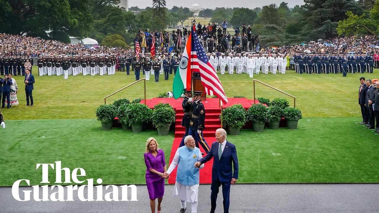Joe Biden greets Narendra Modi with pomp at the White House The Global Herald