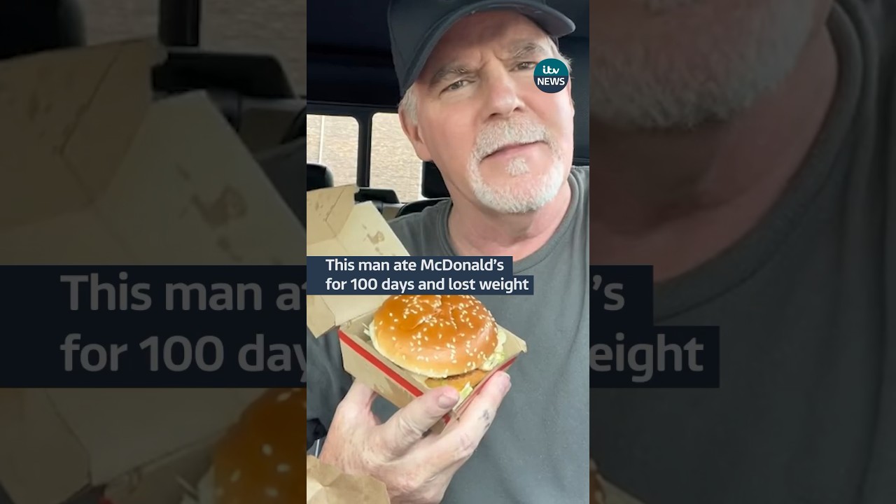 This man lost around 60lbs after eating three mcdonalds meals a day