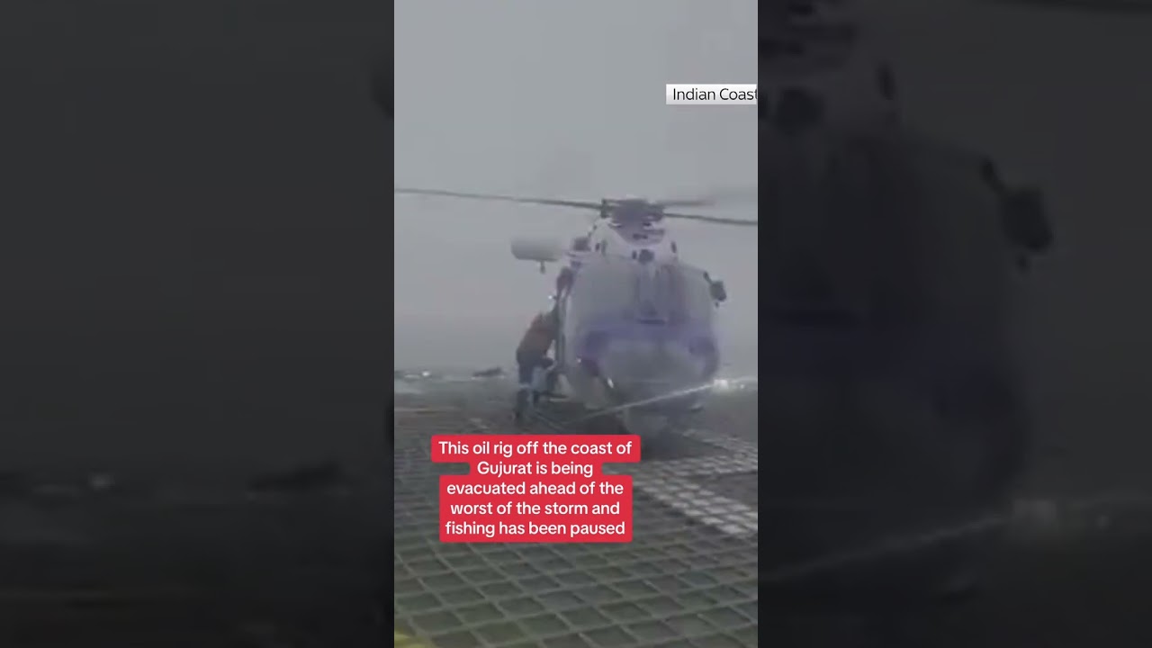 Oil rig evacuated as Cyclone Biparjoy approaches India and Pakistan ...