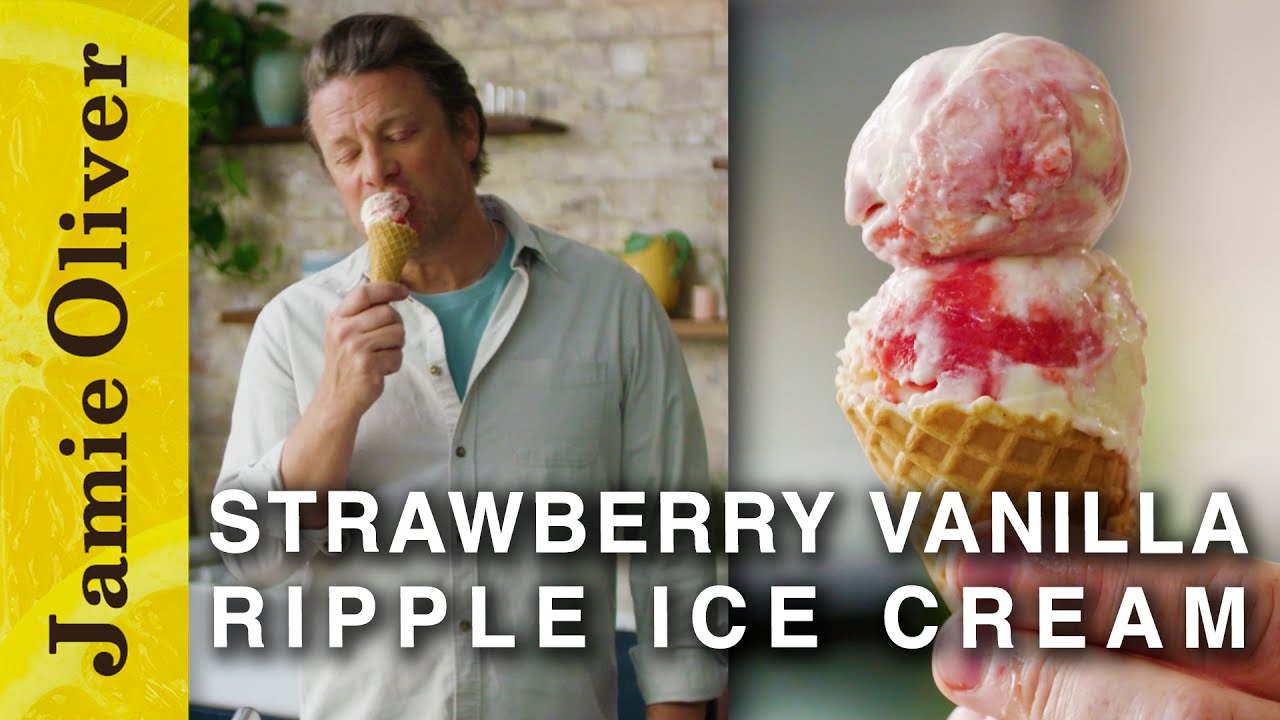 Homemade Strawberry Vanilla Ice Cream Jamie Oliver The Global Herald