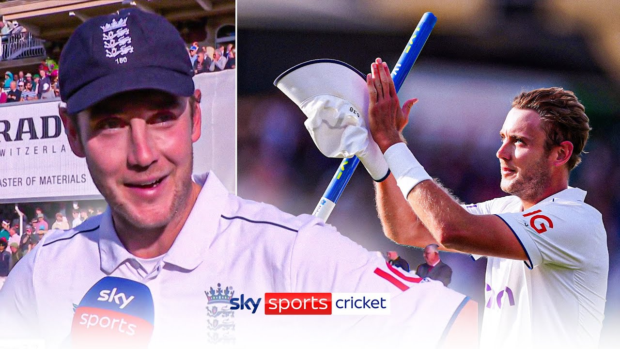 Stuart Herald Stuart Broad reacts to a MAGICAL ending to his career - The Global Herald