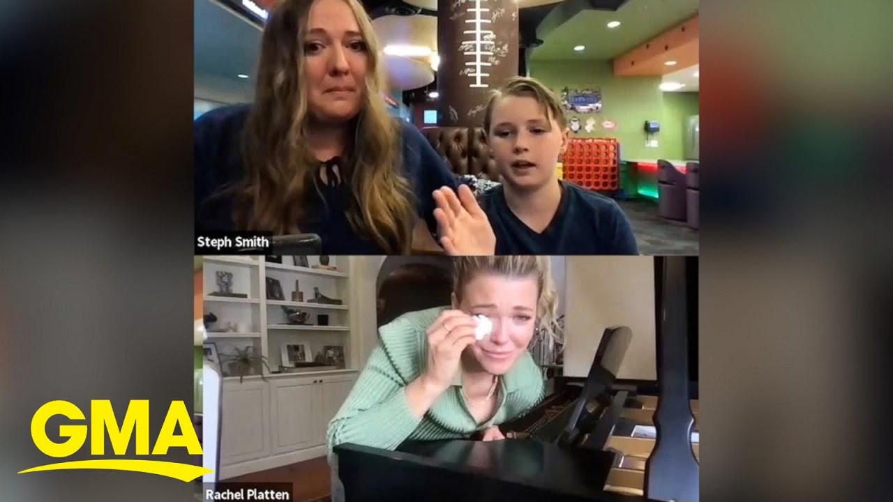 Boy who survived near-fatal car crash gets surprised from artist who