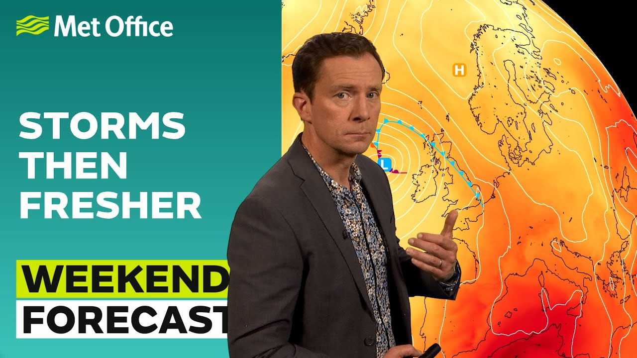 Weekend Weather 06/07/2023 Big storms on Saturday Met Office UK