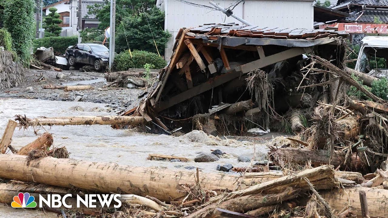 Heavy rain leads to deadly flooding and mudslides in Japan - The Global ...